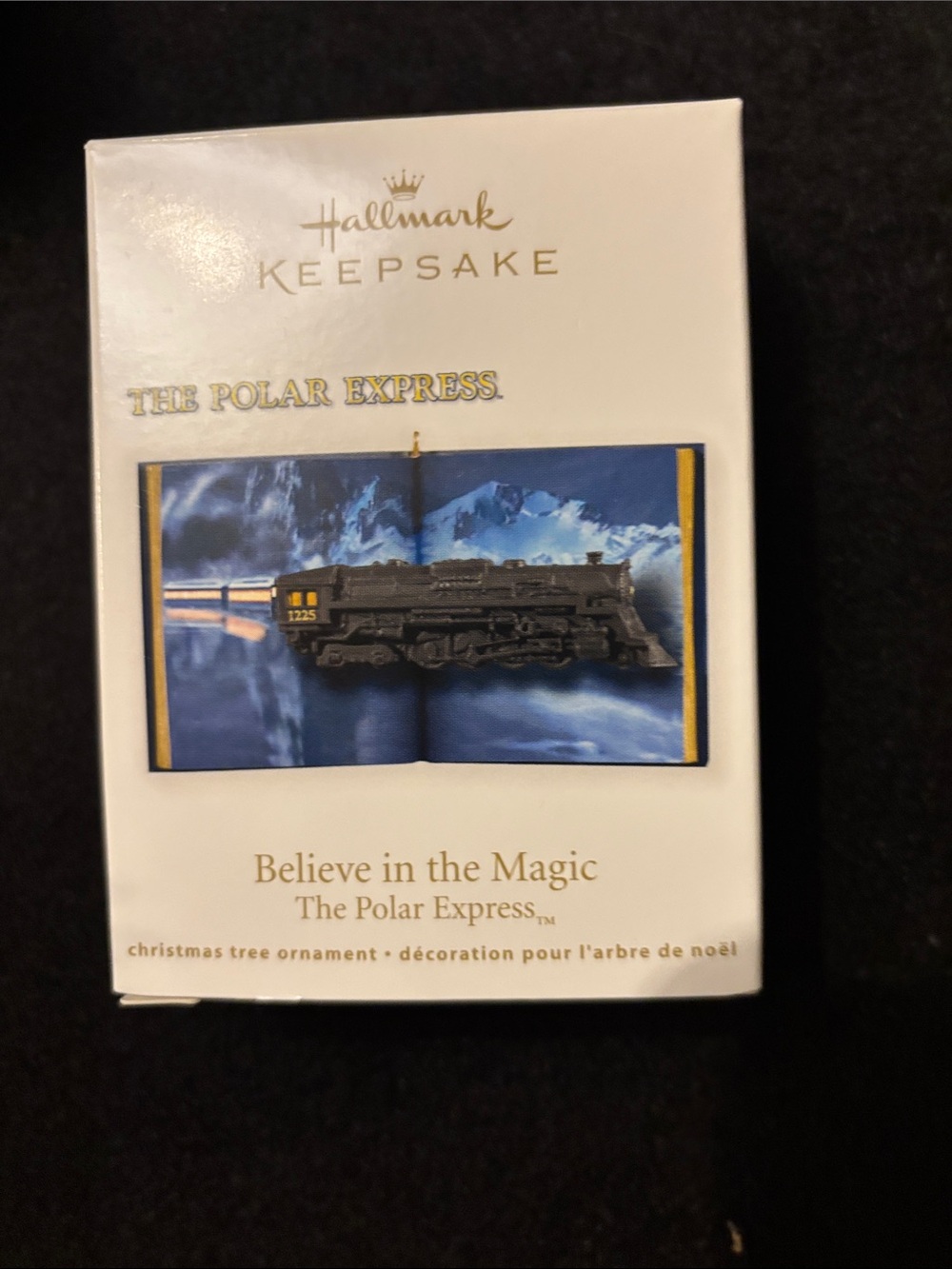 Hallmark Keepsake Polar Express Ornament - Black & Gold Accents